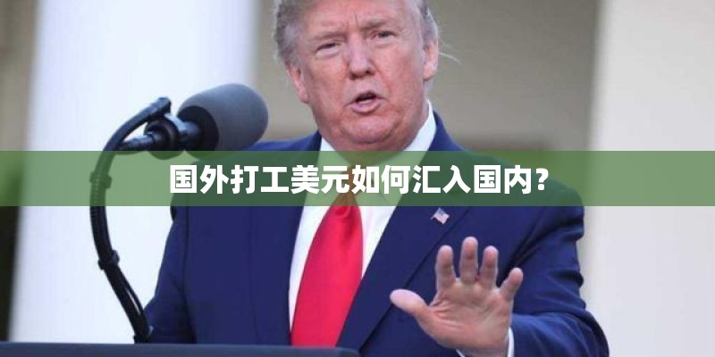 国外打工美元如何汇入国内？