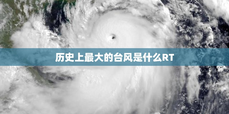历史上最大的台风是什么RT