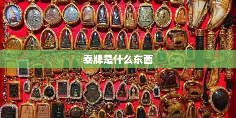 泰牌是什么东西