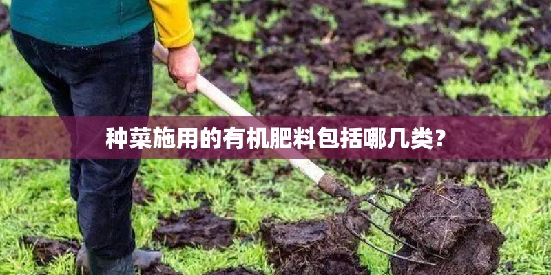 种菜施用的有机肥料包括哪几类？