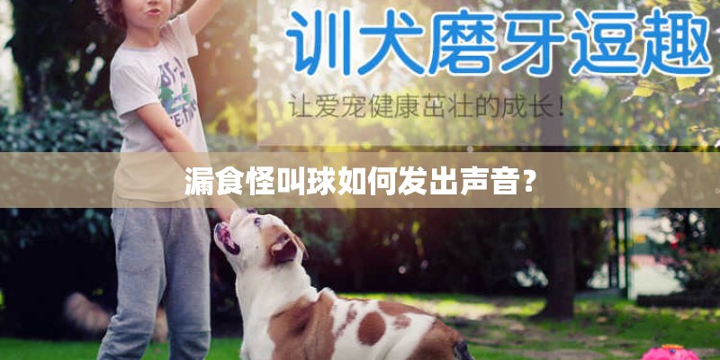漏食怪叫球如何发出声音？