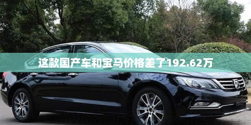 这款国产车和宝马价格差了192.62万