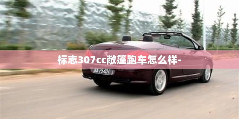 标志307cc敞篷跑车怎么样-