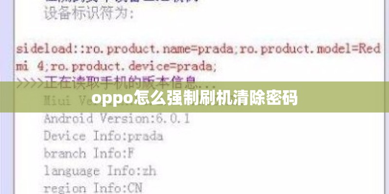 oppo怎么强制刷机清除密码
