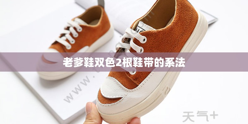 老爹鞋双色2根鞋带的系法