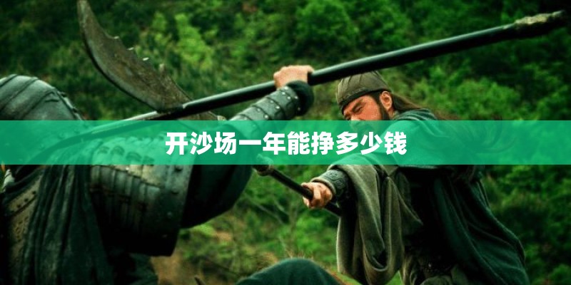 开沙场一年能挣多少钱