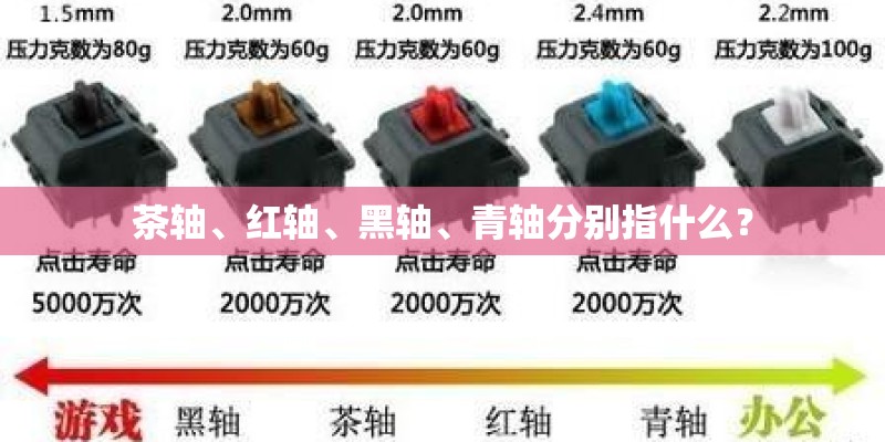 茶轴、红轴、黑轴、青轴分别指什么？