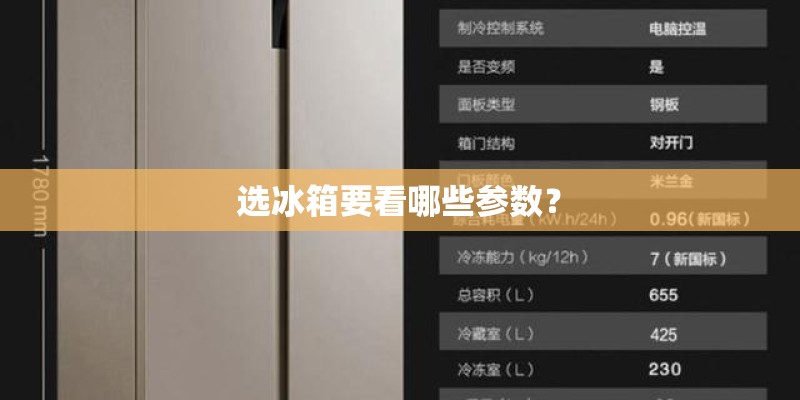 选冰箱要看哪些参数？