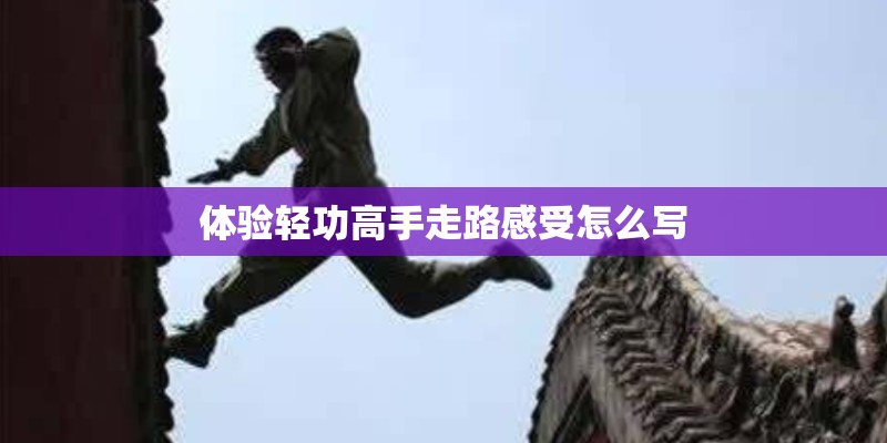 体验轻功高手走路感受怎么写