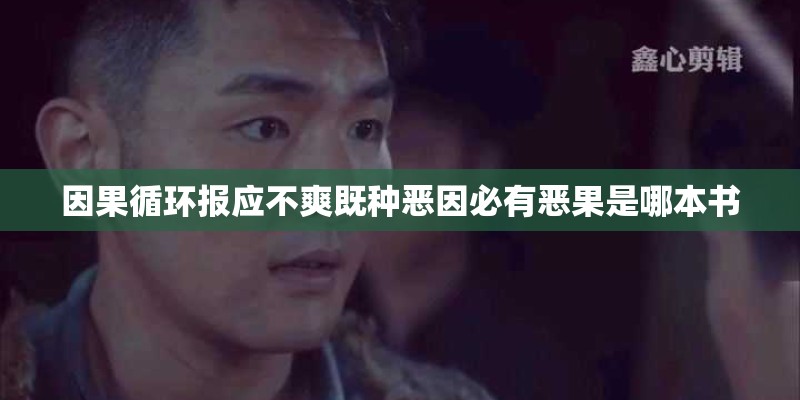 因果循环报应不爽既种恶因必有恶果是哪本书