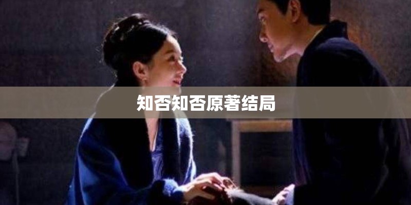 知否知否原著结局