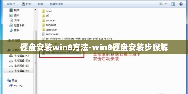 硬盘安装win8方法-win8硬盘安装步骤解