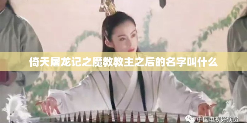 倚天屠龙记之魔教教主之后的名字叫什么