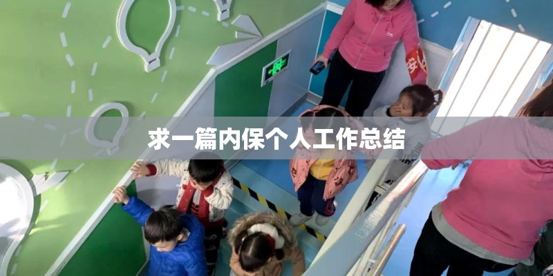 求一篇内保个人工作总结