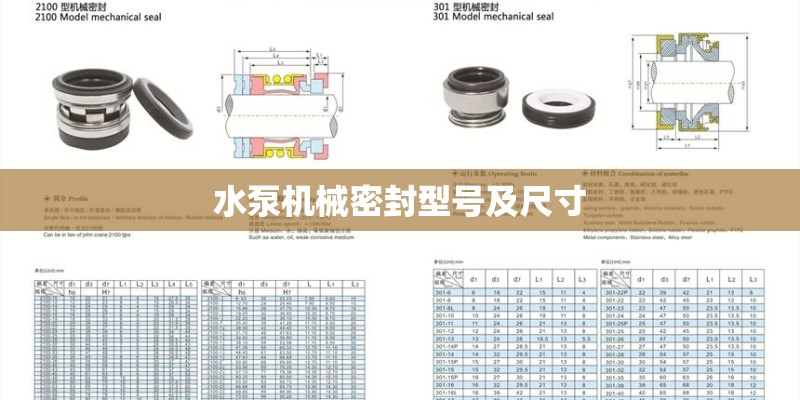 水泵机械密封型号及尺寸