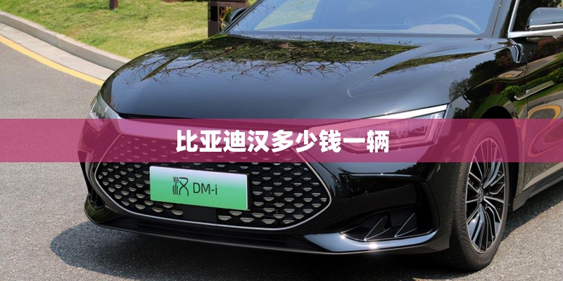比亚迪汉多少钱一辆