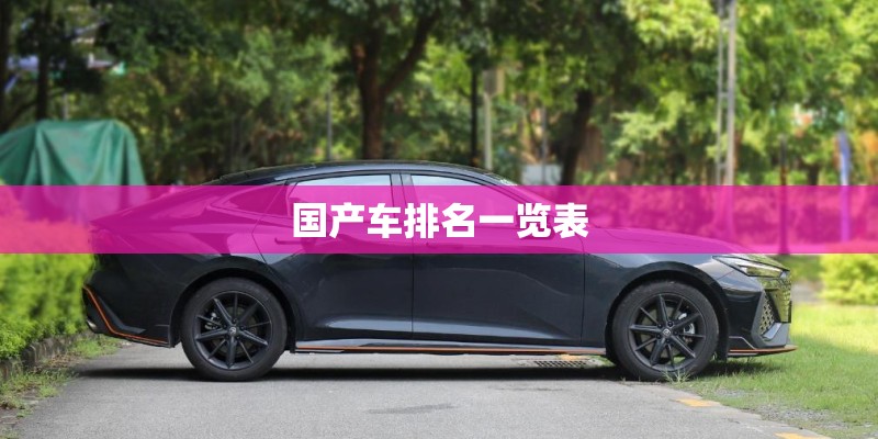 国产车排名一览表