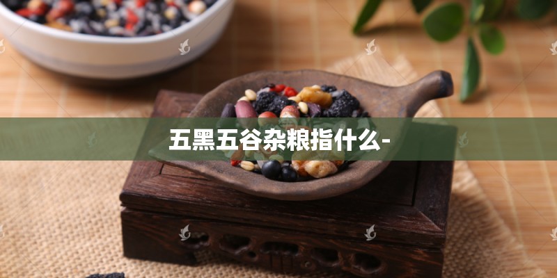五黑五谷杂粮指什么-