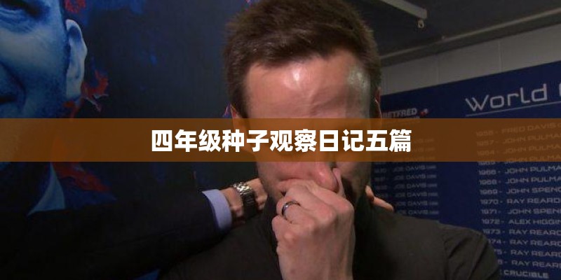四年级种子观察日记五篇