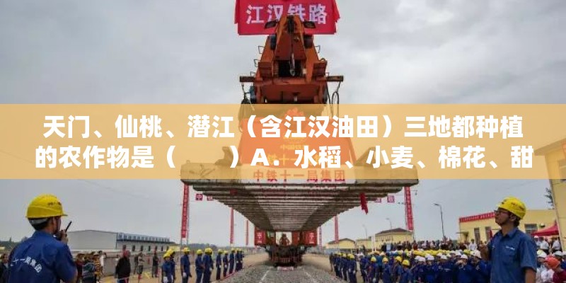 天门、仙桃、潜江(含江汉油田)三地都种植的农作物是( )A.水稻、小麦、棉花、甜菜B.棉花、小麦、 天门、仙桃、潜江(含江汉油田)三地都种植的农作物是( )A.水稻、小麦、棉花、甜菜B.棉花、小麦、