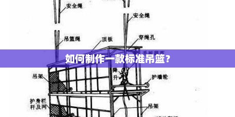 如何制作一款标准吊篮？