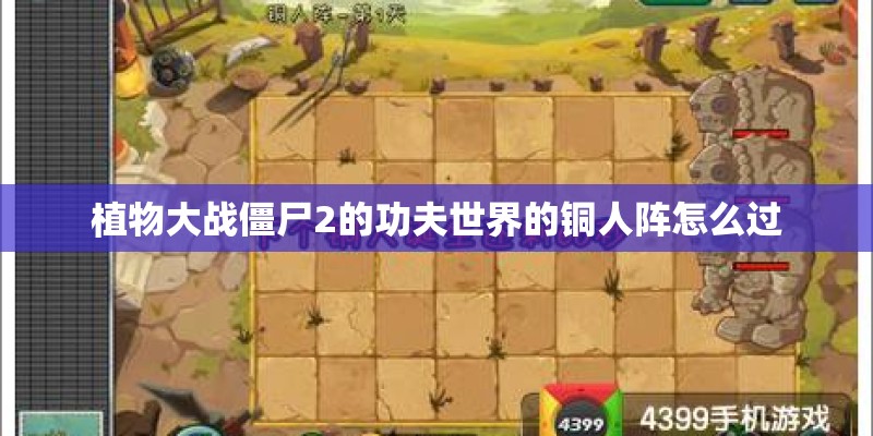 植物大战僵尸2的功夫世界的铜人阵怎么过