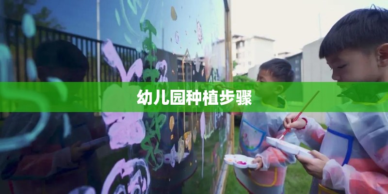 幼儿园种植步骤